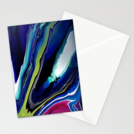 Fluid Abstract 1 Stationery Card