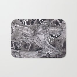 t-rex  Bath Mat