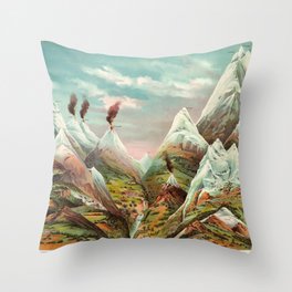 "View of Nature in Ascending Regions" by Levi Walter Yaggy, 1893 Throw Pillow
