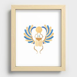 Egyptian Scarab Recessed Framed Print