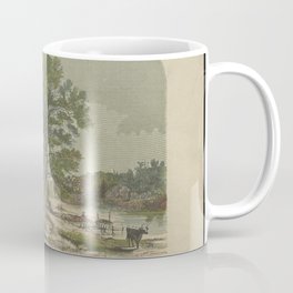 View on Harlem River, near High Bridge, New York - W.R. Miller ; C. Minton., Vintage Print Coffee Mug