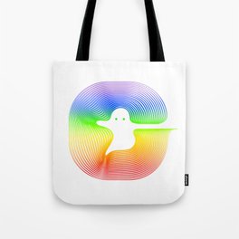 Ghost Files Rainbow Flag Tote Bag