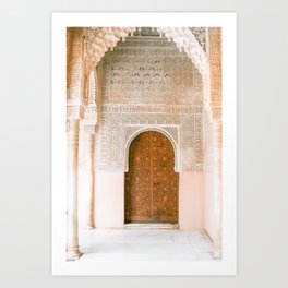 Alhambra Granada spain | Europe travel photography | Fine art print Art Print