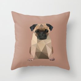 Pug Throw Pillow