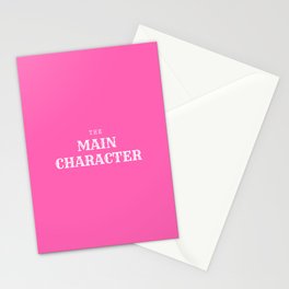 The Main Character Barbie Pink Stationery Card