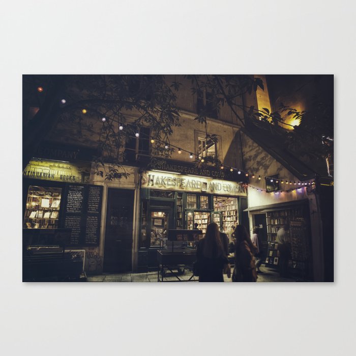 Bookstore with charm Canvas Print