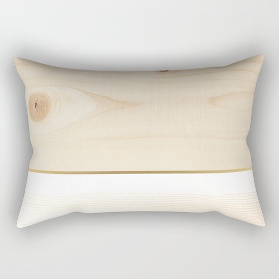 Wood #1 Rectangular Pillow