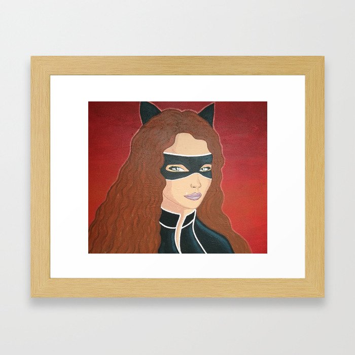 My claws are out.... Framed Art Print