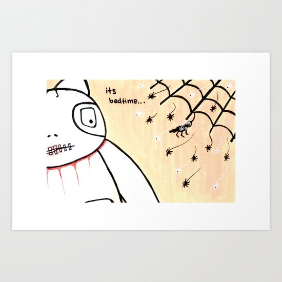 panda's bedtime Art Print