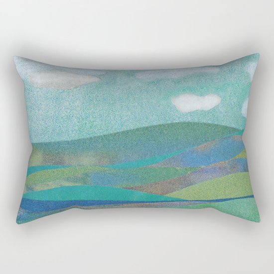 COLLAGE LOVE: Seascape Rectangular Pillow