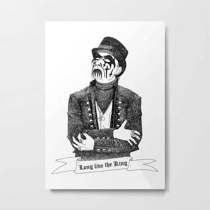 Long live the King Metal Print