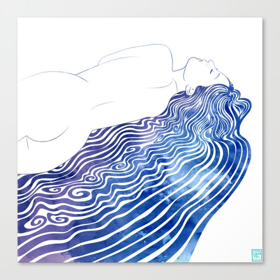 Water Nymph XXXVIII Canvas Print