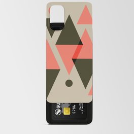 Abstraction_NEW_SUN_TRIANGLE_SHAPE_MOUNTAINS_POP_ART_0221A Android Card Case