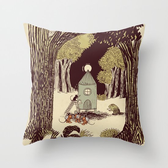 In the Clearing Throw Pillow