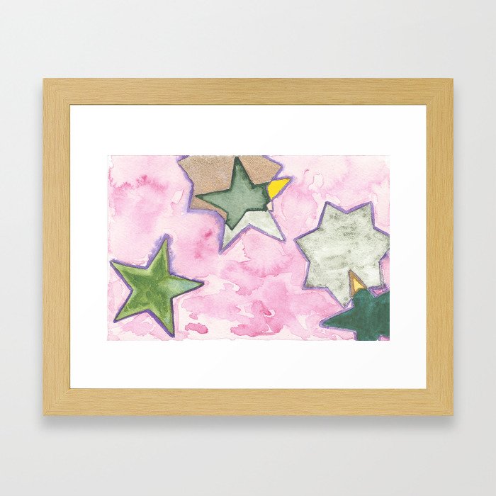 Stars Framed Art Print