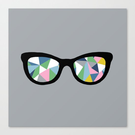 Abstract Eyes Canvas Print