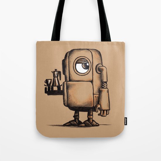 Robot Espresso #1 Tote Bag