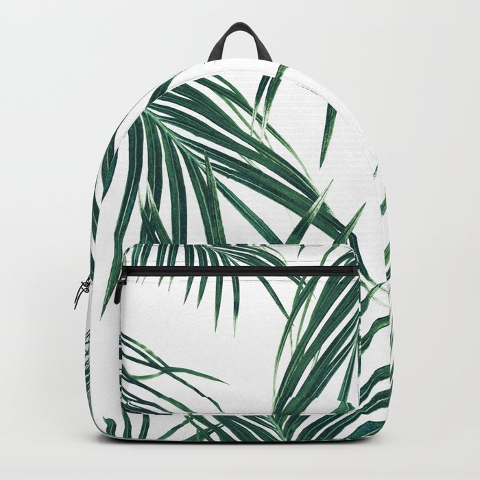 Green Palm Leaves Dream #2 #tropical #decor #art #society6 Backpack