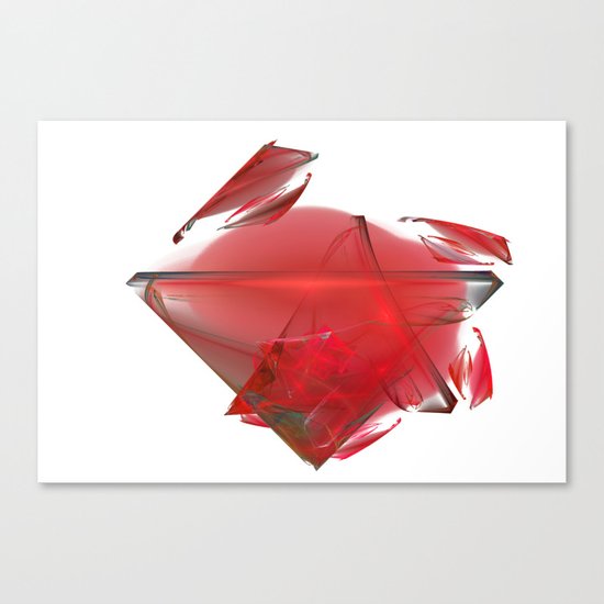 Kristall Canvas Print