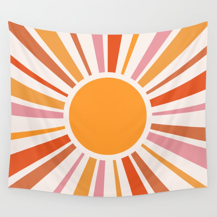 Let the sunshine in 3 Wall Tapestry