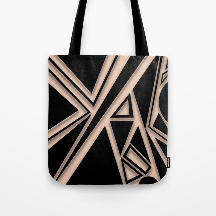Mini Geometric Pattern Sling Bag Metal Decor