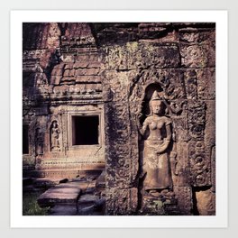 Inside Angkor Wat Art Print