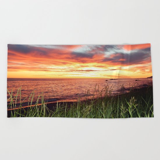 Dawn and the Grass Beach Towel