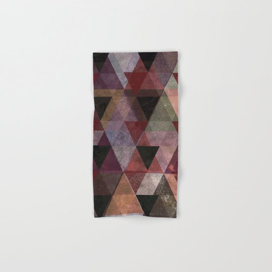Abstract #482 Triangle Collage Hand & Bath Towel