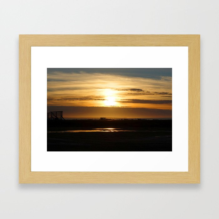 Shishmaref Sunrise Framed Art Print