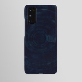 Dark Blue Circle Android Case