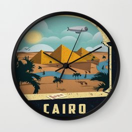 Vintage poster - Cairo Wall Clock