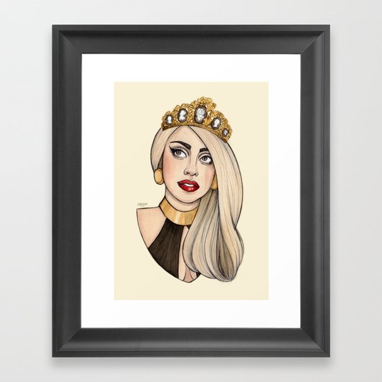 ARTPOP Princess VI Framed Art Print