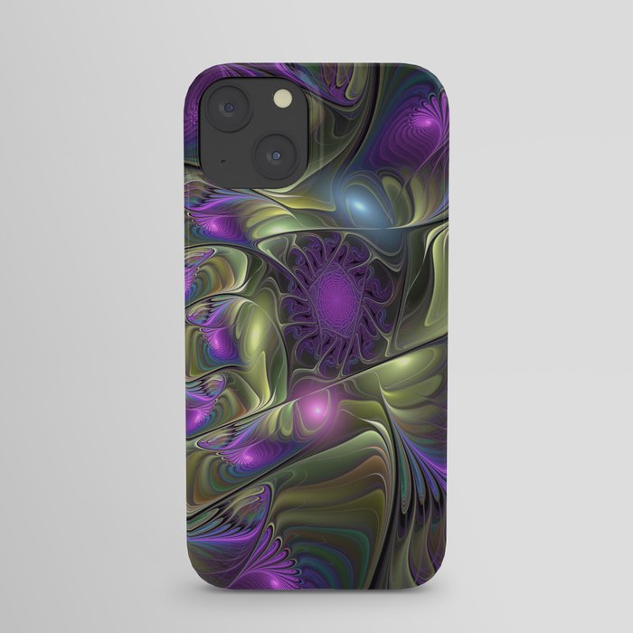 Magical Lights, Fractal Art Colorful Abstract iPhone Case by gabiw Art ...