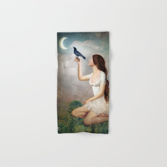 The Moon Asked The Crow Hand & Bath Towel