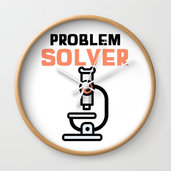 Problem Solver - Science Wall Clock