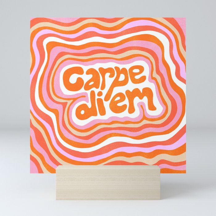 carpe diem Mini Art Print