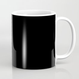 BLACK color. Solid color Mug
