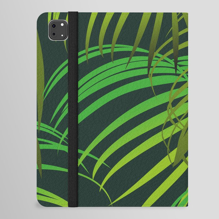 Wonderful Green Leaves iPad Folio Case