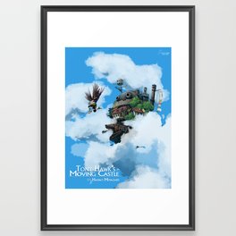 Tony Hawk's Moving Castle Framed Art Print