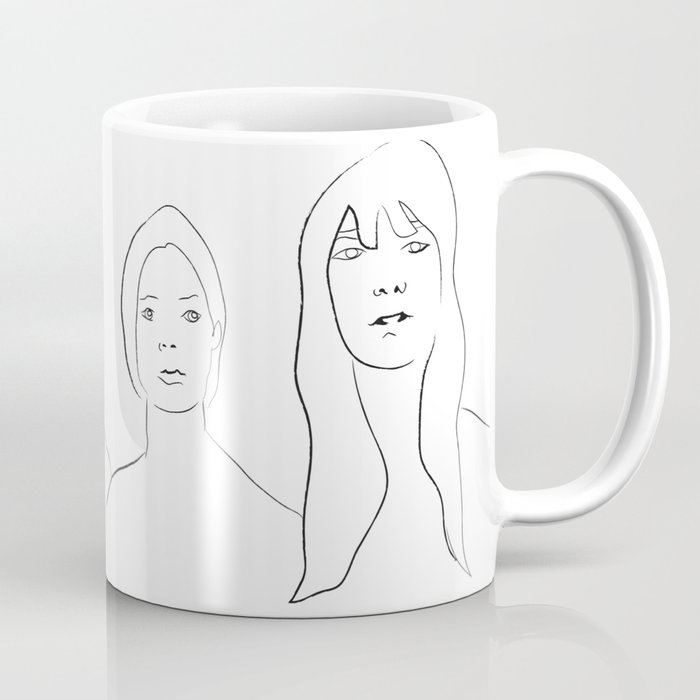 Four Portraits, A Composition Coffee Mug