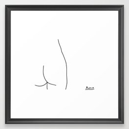 Picasso - Nude Line Art Framed Art Print