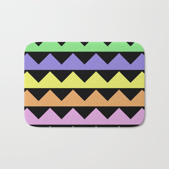 Pastel Teeth Bath Mat