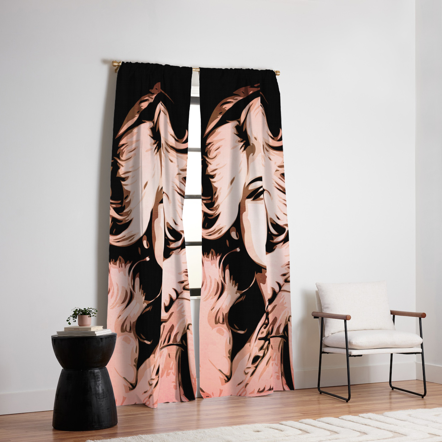 Dolly Parton Pop Art Blackout Curtain By Wcsmack Society6