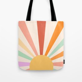 Boho Sun Colorful Tote Bag