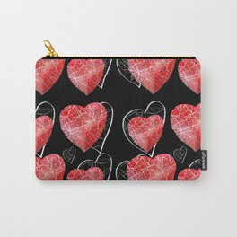 Love hearts  bold and modern Carry-All Pouch