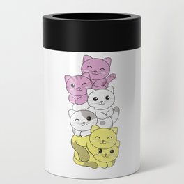 Twink Flag Pride Lgbtq Cute Cat Bunch Can Cooler