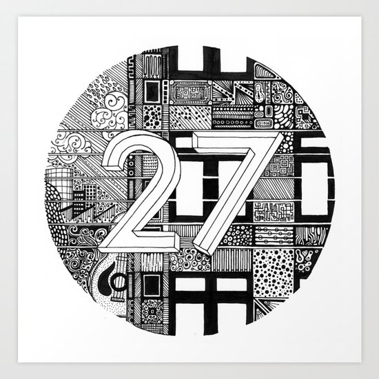 27 Art Print