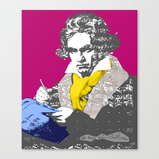 Ludwig van Beethoven 7 Canvas Print