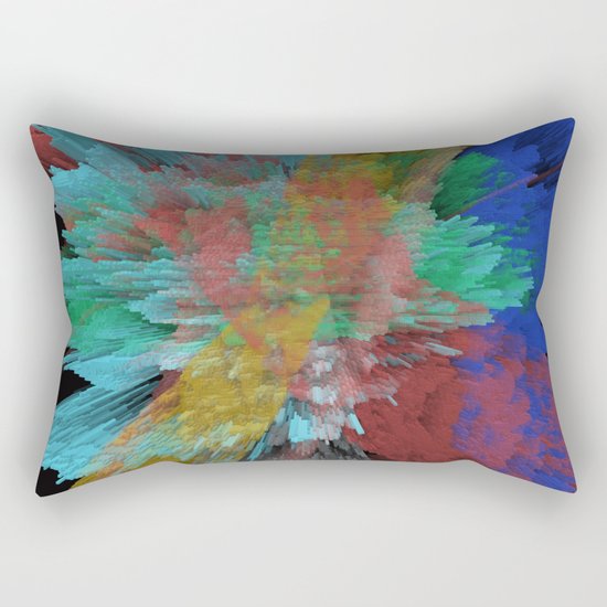 Abstract 123 Rectangular Pillow
