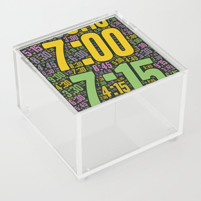 Pace run , number 030 Acrylic Box